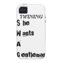 Twining line iPhone 4 cover