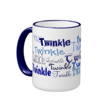 Twinkle Holiday (blue) Mug