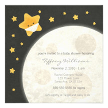 Twinkle Little Star Baby Shower Invitation