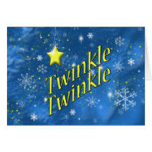 Twinkle Snowflake Greeting Cards