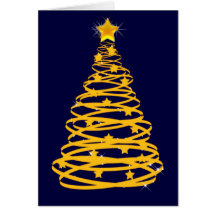 Twinkle tree greeting card