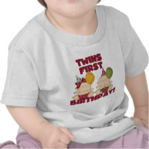 Twins 1st Birthday Boy/Girl T-shirts and Gifts