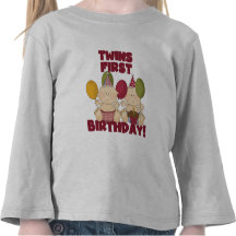 Twins 1st Birthday - Boys T-shirts and Gifts