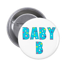Twins Baby B Brights Button