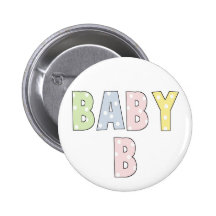 Twins Baby B Pastels Button