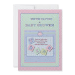 Twins Baby Shower Invitation