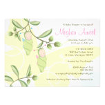 Twins Baby Shower Invitation - Butterflies