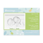 Twins Birth Announcement photo card II Postcards