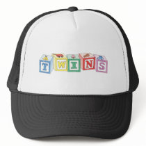 Twins Blocks Graphic Trucker Hat