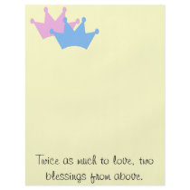 Twins Boy and Girl! Full Color Flyer