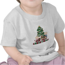 Twins Boy & Girl first Christmas Tshirt