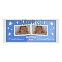Twins ~ Boys Birth Announcements