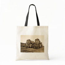 "Twins"  CN Railroad  Locomotives 3461 and 3501 Tote Bags