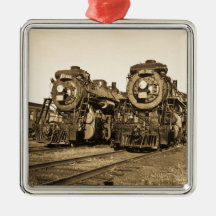 "Twins" CN Railroad Locomotives 3461 and 3501 Ornament