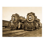 "Twins"  CN Railroad  Locomotives 3461 and 3501 Post Card