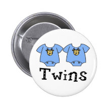 Twins Cute Bodysuit 2 boys Pin