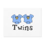 Twins Cute Bodysuit 2 boys Post Cards