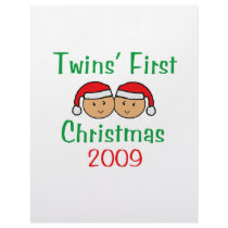 Twins First Christmas Custom Letterhead