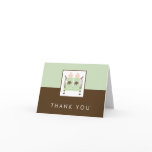 Twins in Crib Baby Shower Thank You Cards