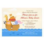 TWINS! Noah's Ark Boy or Girl Baby Shower Invitations
