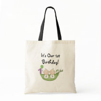 Twins Peas in a Pod  First Birthday Bags