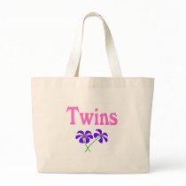 Twins (Pink) Canvas Bag