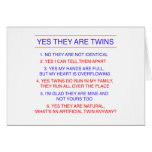Twins Questions Fraternal Cards