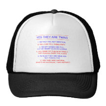 Twins Questions Fraternal Mesh Hat