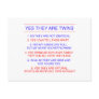 Twins Questions Fraternal Postcards
