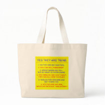Twins Questions Fraternal Yellow Tote Bag