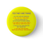 Twins Questions Fraternal Yellow Button