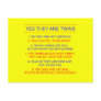Twins Questions Fraternal Yellow Post Cards
