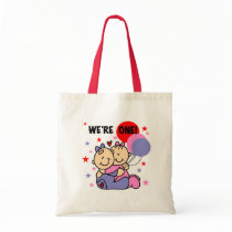 Twins We're One Birthday Tshirts and Gifts Bag