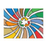 Twirled Recycle Postcard
