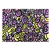 Twirls pocket calendar 2012 business card