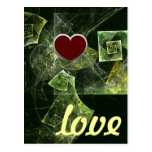 Twisted Balance Love Postcard