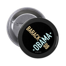 Twisted Barack Obama 08 Button