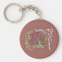 Twisted Birthday Wishes Key Chain