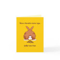 Twisted Easter Bunny Notecard