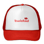twisted mesh hat