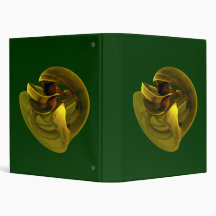 Twisted Snail -Gold Vinyl Binder