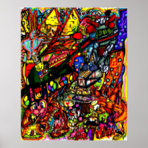 Twisted World Print