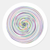 TWISTER ROUND STICKER