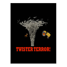 Twister Terror Post Cards