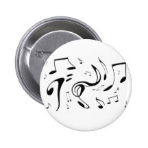 Twisting Musical Notes Button