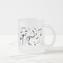 Twisting Musical Notes Mug