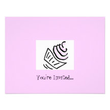 Twisty Cake Custom Invite