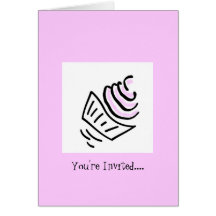 Twisty Cake Greeting Cards