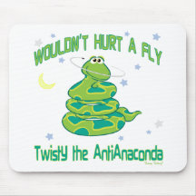 Twisty the AntiAnaconda Mouse Pads