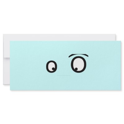 twitter eyebrow full colour rack card by TwitterShirts